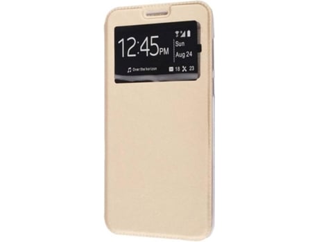 Capa LG Q6 WEPHONE ACCESORIOS Book Dourado