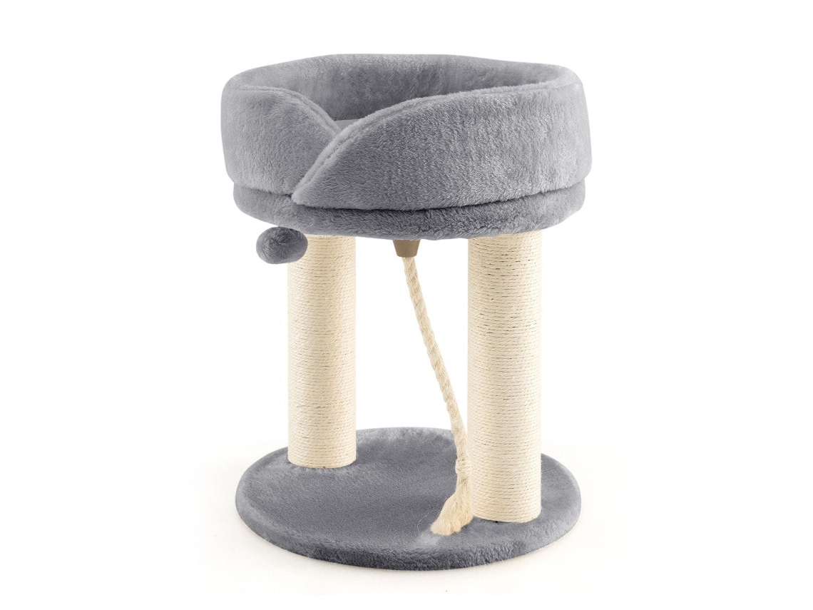 Árvore para Gatos com Assento de Pelúcia e Bola NORTHIX