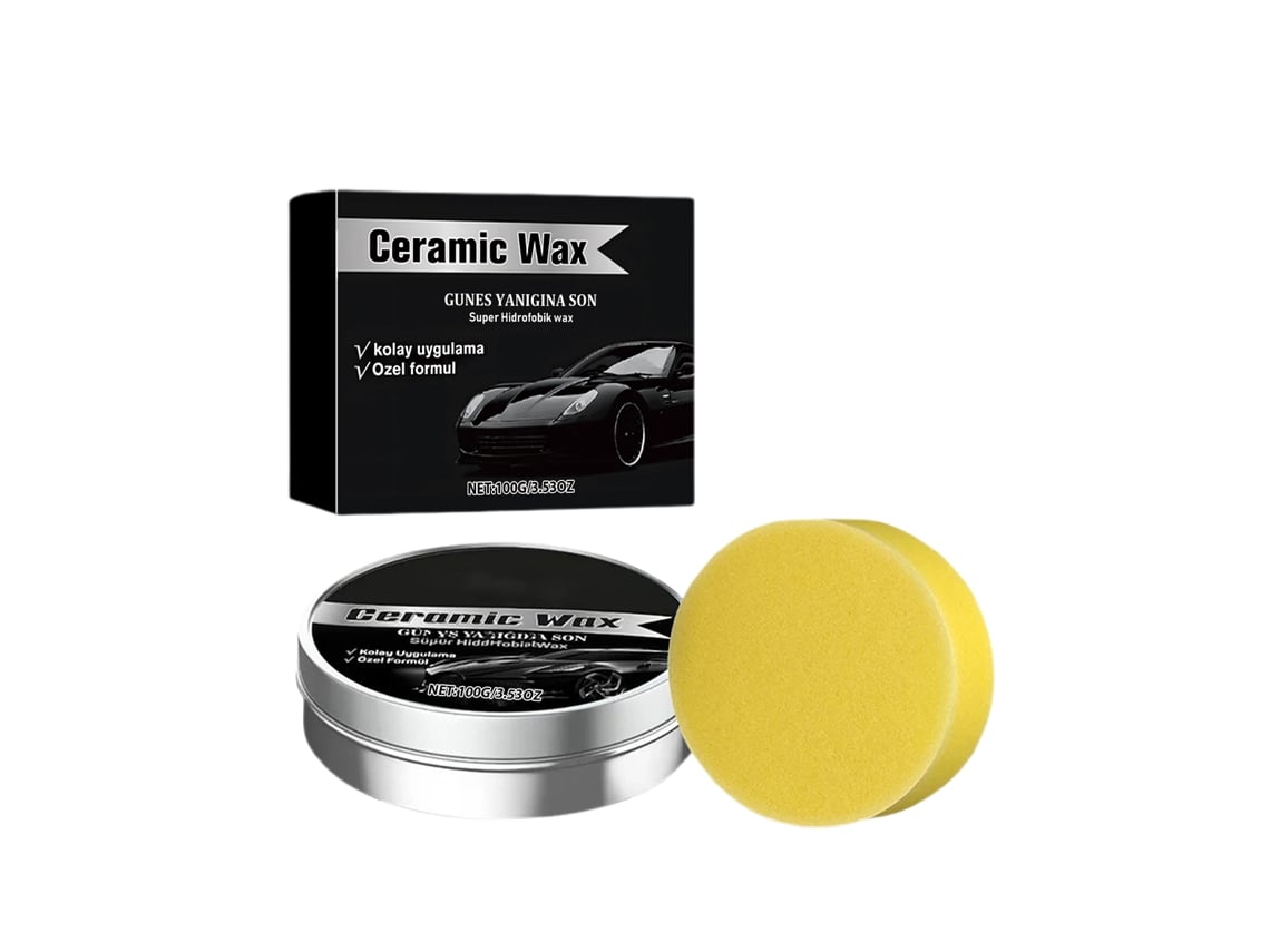 Cera De Carro Amz Proteção De Pintura Brilho Resistência Uv À Prova D'água