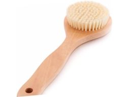 Escova De Banho Madeira, Escova De Chuveiro Com Cerdas Dureza Média, Escova Corporal Para Remover Células Mortas Da Pele