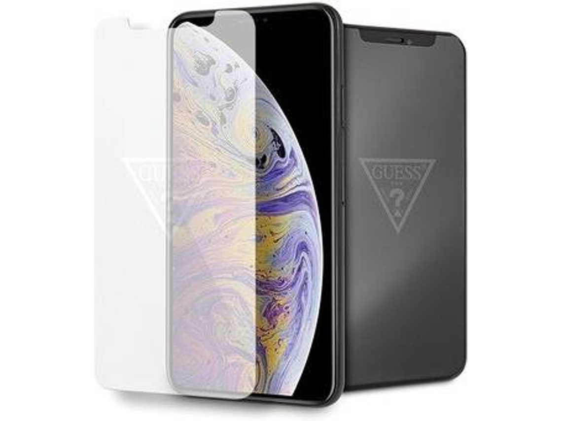 Capa Apple iPhone Xs Max GUESS Logo Transparente