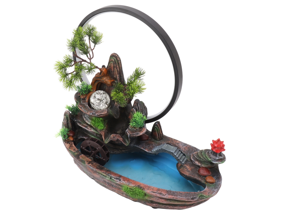 Fonte de Mesa com Plantas Interior Presente Casa e Escritório