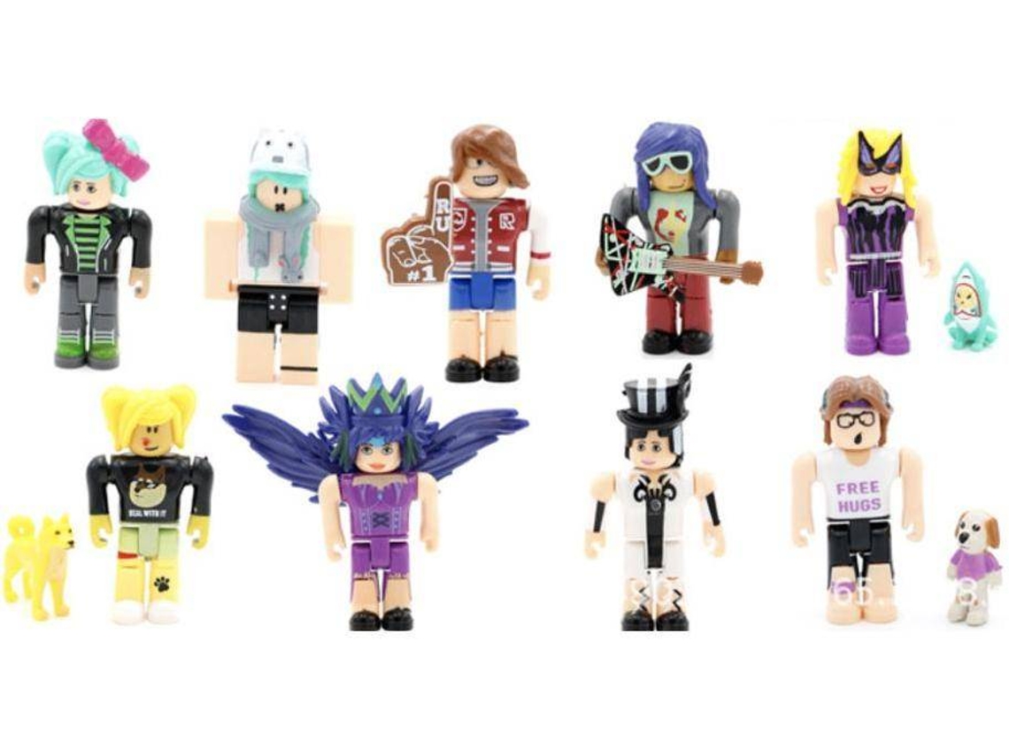 Conjunto de Figuras ROBLOX Figuras de Construção (9 unidades