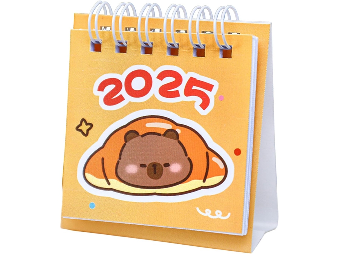 Calendário De Mesa 10x2025, Design Fofo De Animais, Bolso Mensal