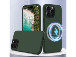 Capa De Silicone Com Magsafe Para Iphone 16 Pro Max - À Prova De Choque E Resistente A Quedas