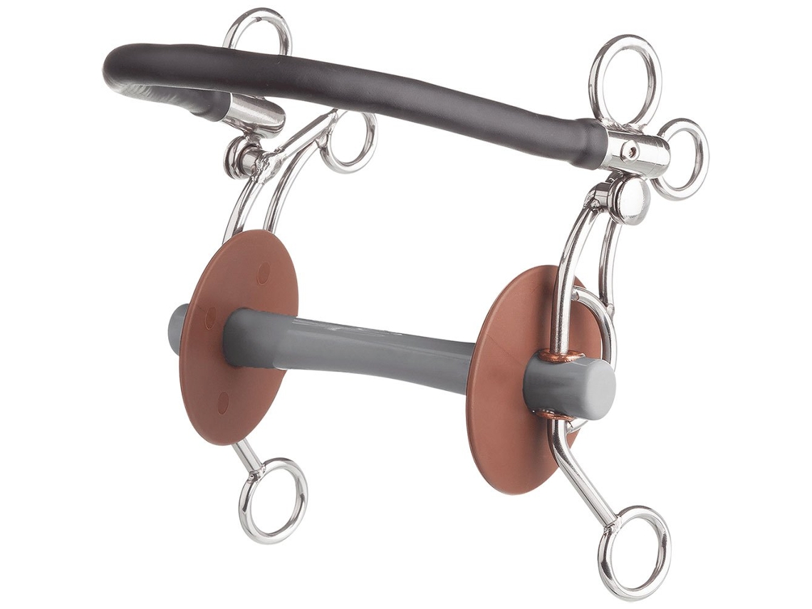 Macio Hackamore Tandem Us Comfort Bar Prateado 140 Mmberis