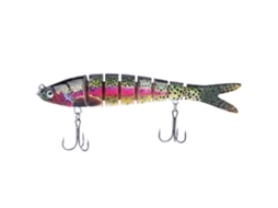 Lure Bait, Long Casting Sinking, Multi-jointed Hard Bait With Hooks For Sea Bass