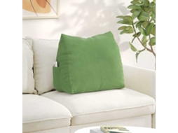 Vidaxl Travesseiro Para Costas Verde Claro 60 X 20 X 50 Cm