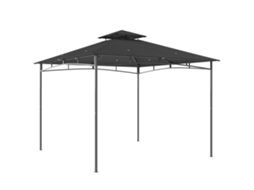 Gazebo Inclinado de 3x4 metros, Teto Retrátil, Drenagem, Branco Sujo, SINI TECH STORE
