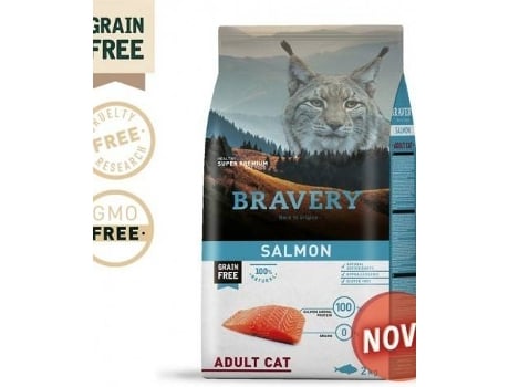 Ração para Cães e Gatos  Sem Cereais (2Kg - Seca - Adulto - Sabor: Salmão)
