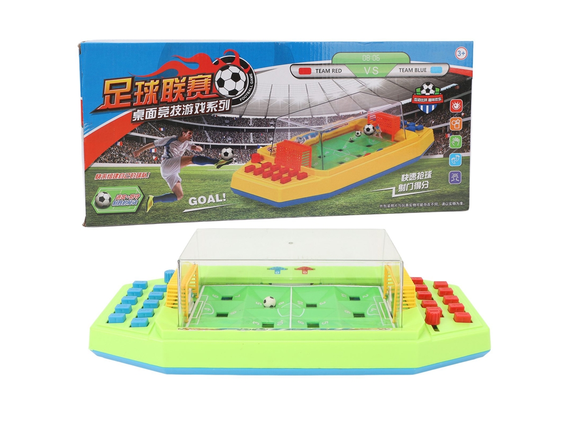 Jogo De Futebol De Mesa Para Crianças 2 Jogadores Bola De Futebol Saltitante Brinquedo Esportivo Indoor Verde