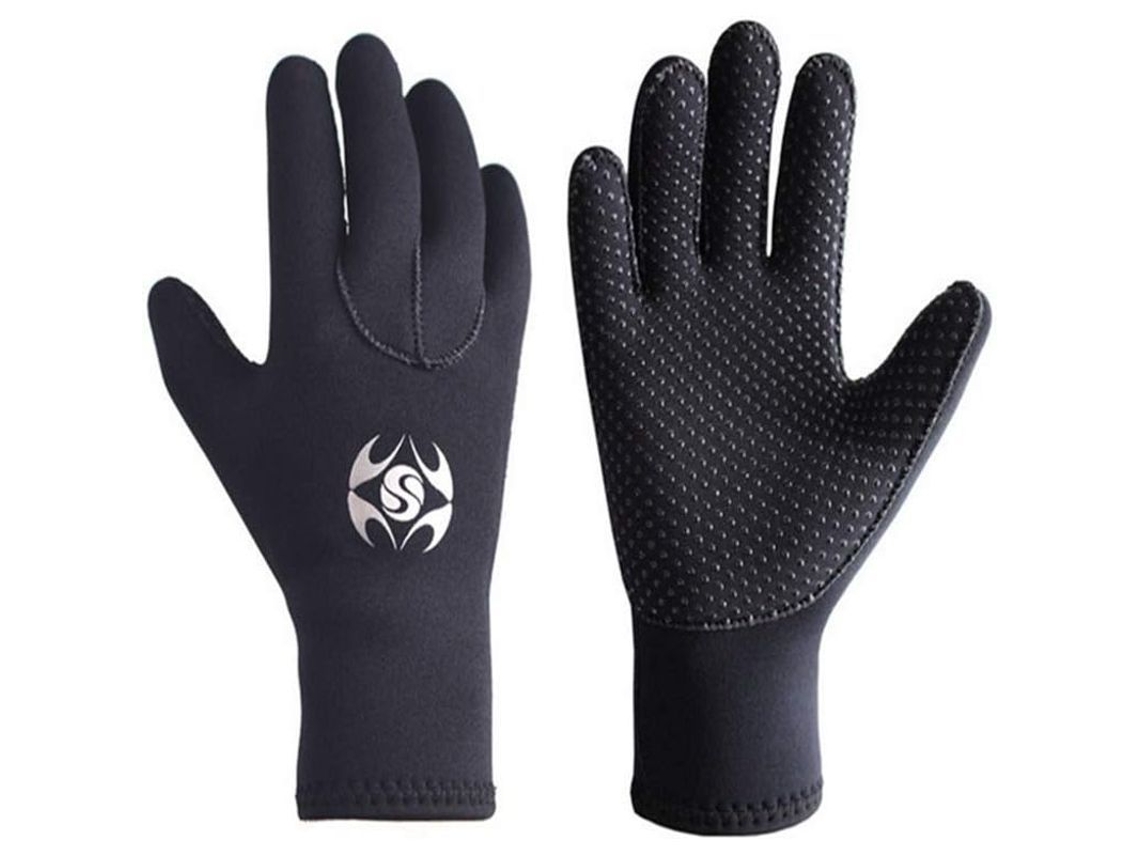 Luvas De Neopreno 3mm Térmicas Antiderrapantes Para Natação, Surfe, Pesca, Mergulho, Resistentes (l)