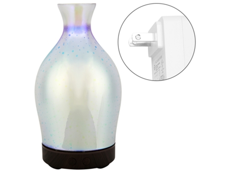 Difusor De Aromaterapia Ultrasónico 100ml Humidificador Com Luz Noturna Led Tomada Eua Aiailikill