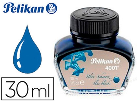 Tinta Pelikan 4001 30 Ml Preto/Azul