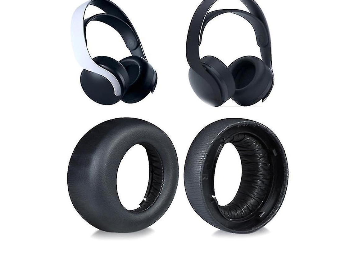 Fones de ouvido de proteção Lurelia para PS5 Pulse 3D Listener, Hyj, em couro sintético, preto, 1 par