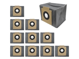 Pacote Com 10 Sacos De Pó X8 Pro Compatíveis Com O Aspirador Robô Eufy X8/x10 Pro, Sacos De Substituição De Grande Capacidade