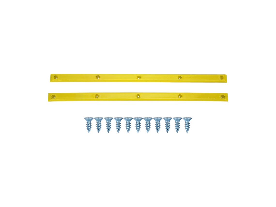 Mali rails de Ossos de Costela para Longboard Resistente Ao Desgaste Durável Flexível Aparência Brilhante Amarelo