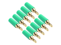 Laxiscreed Pontas Banana 2.5mm Em Latão Dourado Para Soldar, De Alta Qualidade