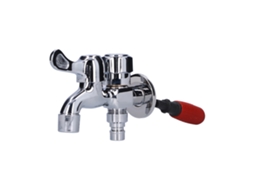Torneira de Aço Inox Roscada G1/2 para Banheiro e Lavadora S/MARCA