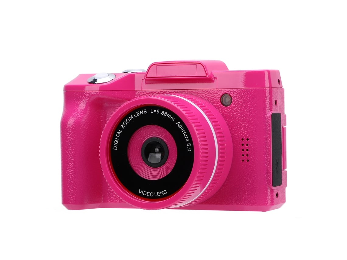 Câmera HD de 16 Mp e 1080p com Tela de 2,4 Polegadas, Foco Automático e Zoom 16x para Fotografia e Vlogging | S/MARCA