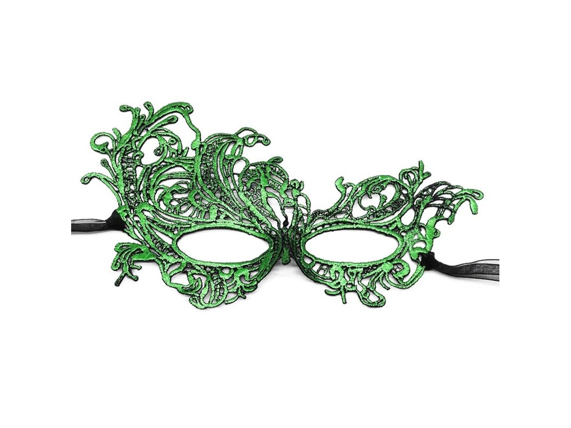 Máscara De Baile De Máscaras Para Mulheres, Festa À Noite, Máscara, Trajes De Bar, Verde