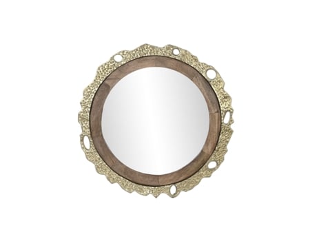 Espelho de Parede DKD HOME DECOR 59446 (Castanho - 2.50x78.50x78.50cm)