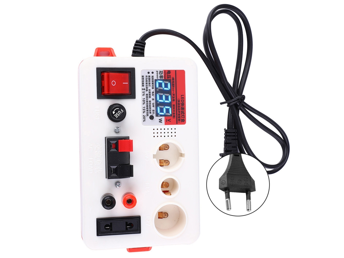 Teste De Lâmpada Led Com O Medidor Laxiscreed – Verificação Fácil De Voltagem E Potência