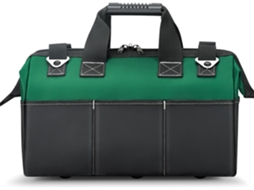 Bolsa Para Ferramentas De 16 Polegadas Com Abertura Larga, Confeccionada Em Tecido Oxford 600d, Com 14 Bolsos, Ideal