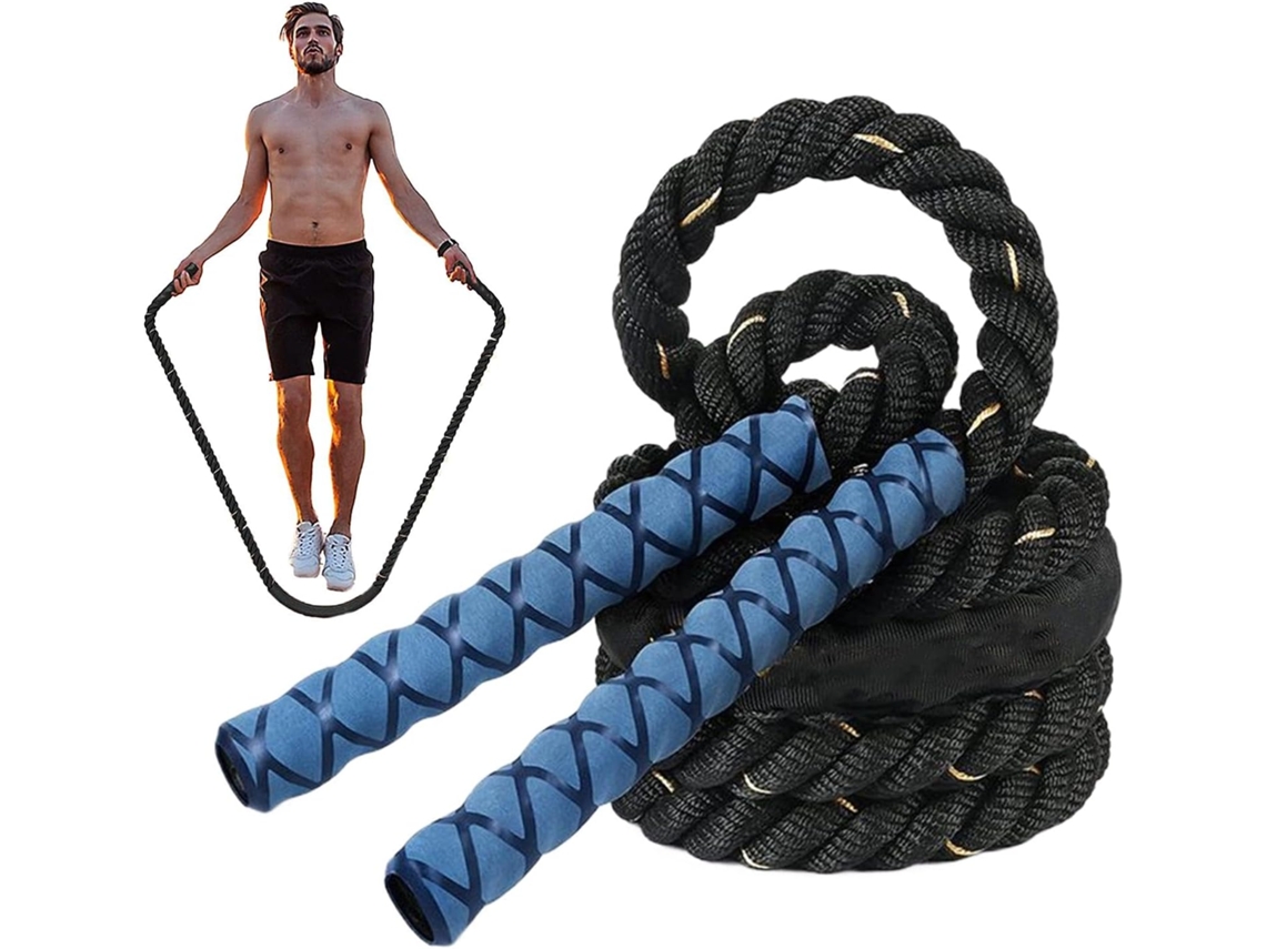 Corda De Pular – Para Exercícios Adultos, Corda De Treinamento 2, 5cm 0, 98 Polegadas, Para Mulheres E Homens