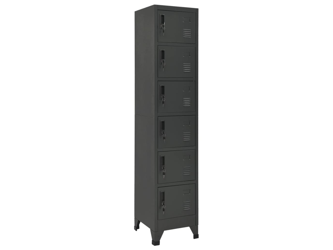 Vidaxl Cacifo 38x40x180 Cm Aço Antracite