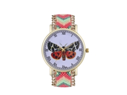 Relógio de Quartzo com Pulseira de Tecido Tecido Simples e Fashion Universal Estilo Novo
