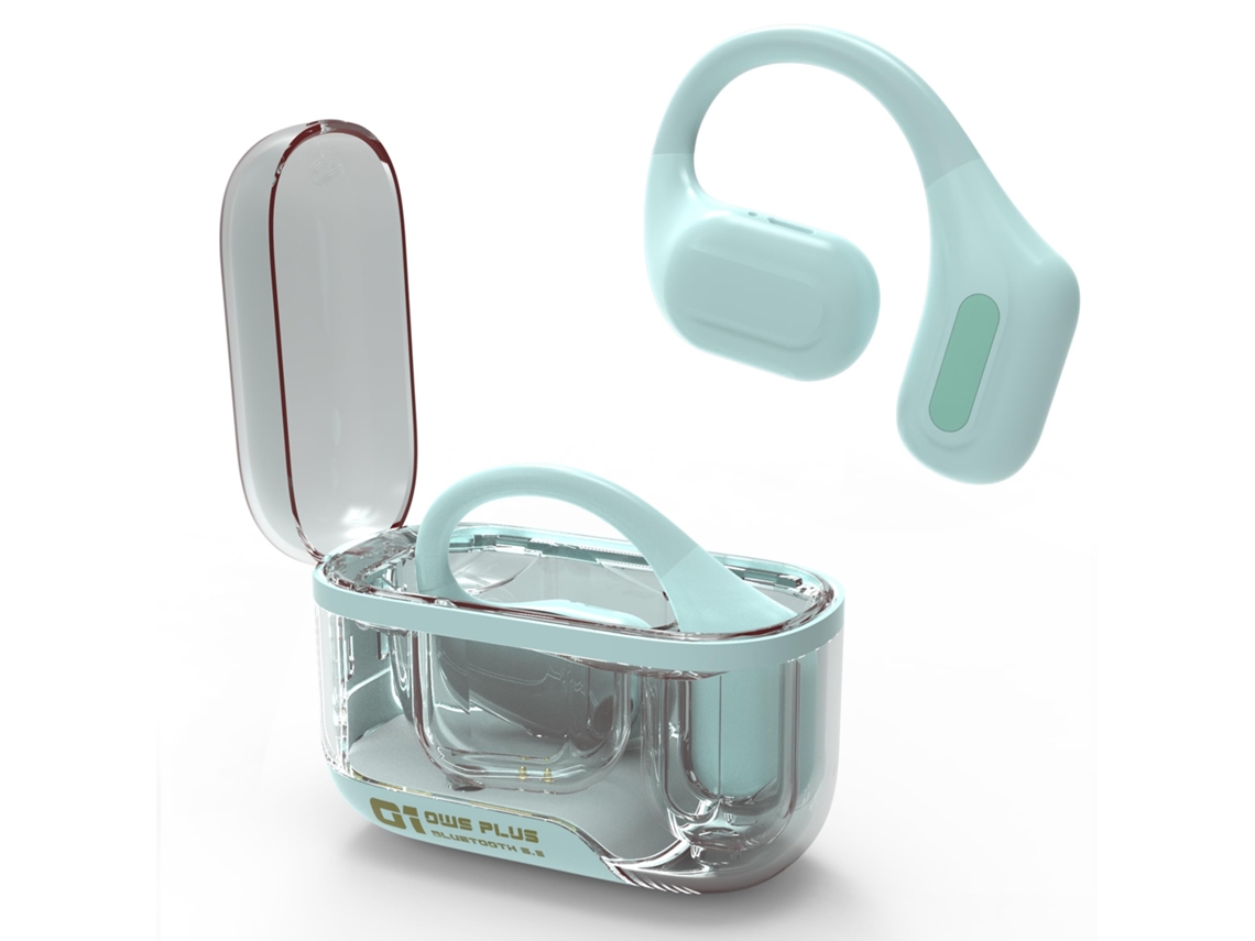 Fones de Ouvido Sem Fio Bluetooth 5.3 HiFi Estéreo com Cancelamento de Ruído, Display Led, Microfone, IP7 à prova d'água JIAPEI (verde)