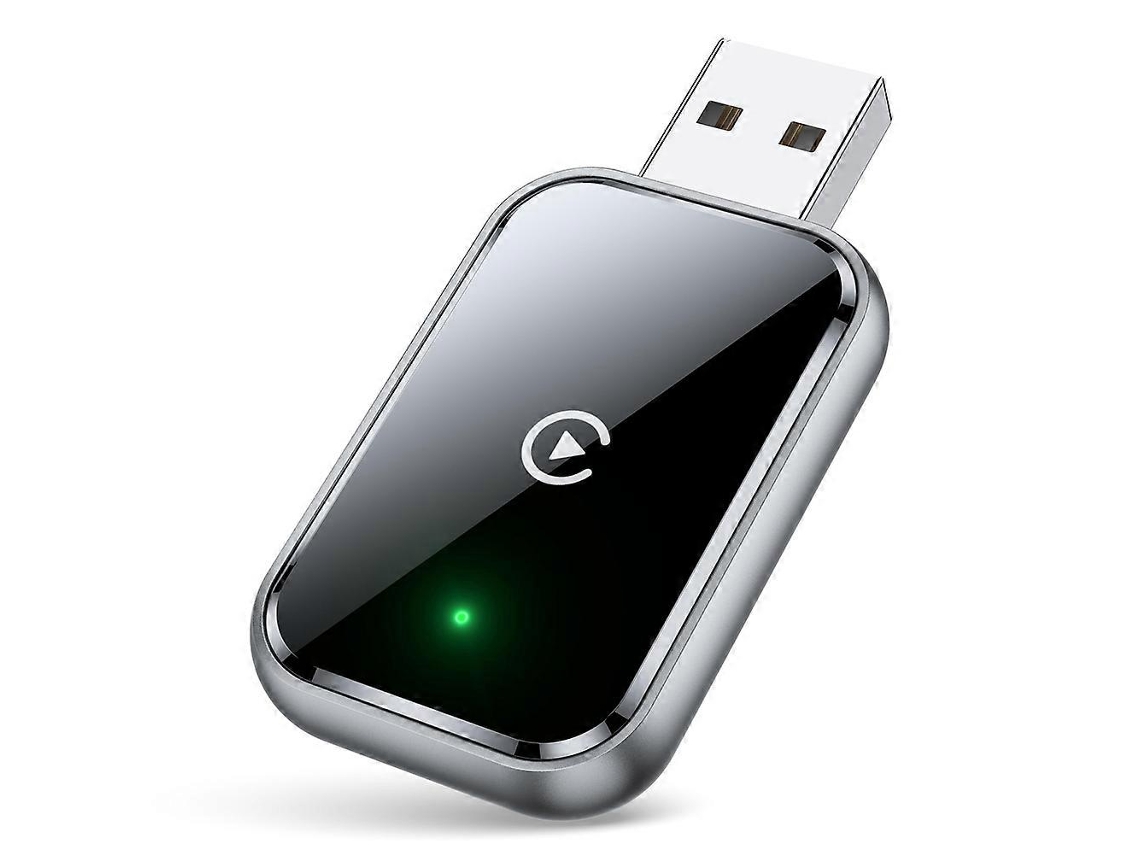 Adaptador Carplay Sem Fio Para Iphone, Com Fio Para Sem Fio, Tamanho Mini, Usb E Usb C, Sem Atraso Brilvibera