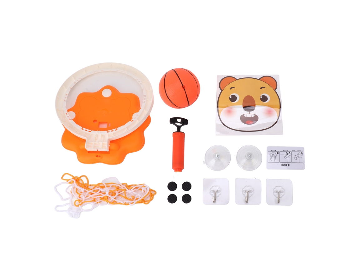 Jogo de Aro de Basquete Mini Indoor para Crianças, Portátil, Plegável, Sem Perfuração S/MARCA