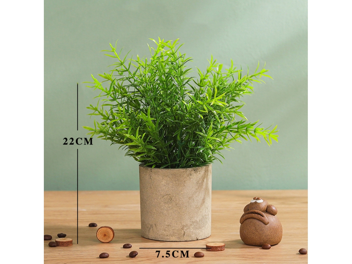 Vasos de Plantas Artificiais, Mini Vasos de Plantas Artificiais, 1 Peça BRILVIBERA