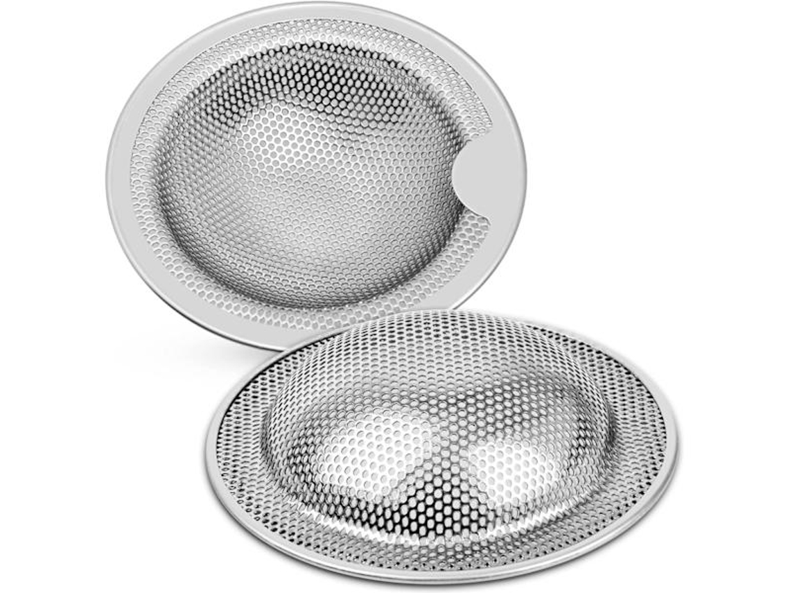 Conjunto De Dois Escorredores Pia Em Aço Inoxidável(7, 6 Cm)