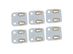 10 Peças De Placa Guiadora De Barra De Empuxo De Válvula De Ferro E Plástico Para Motor Diesel 154f