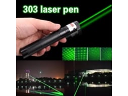 Poderoso Ponteiro Laser Verde 10KM Lazer Pointer 1mW Caneta Longa S/MARCA
