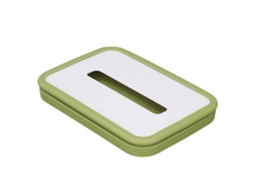 Mali capa de Caixa de Papel Higiênico Silicone Dobrável Automática Portátil para Carrinho Casa Carro Verde