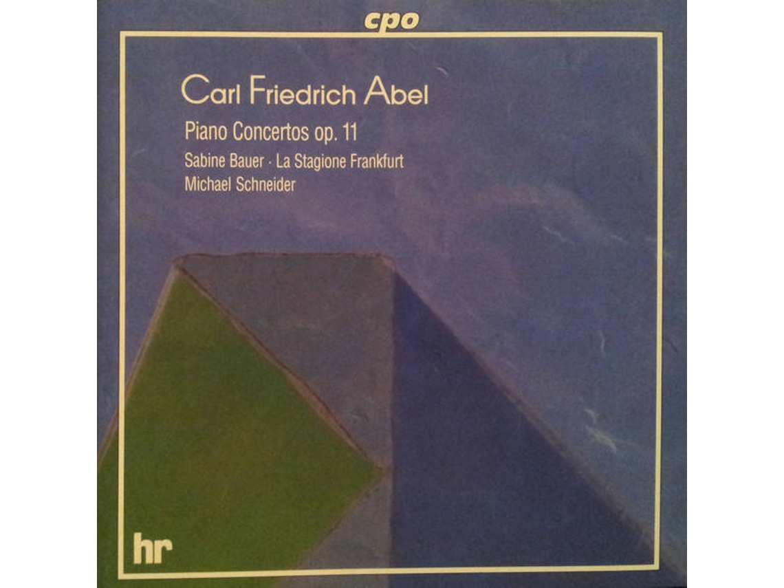 CD Carl Friedrich Abel, Sabine Bauer, La Stagione Frankfurt, Michael Schneider  - Piano Concertos Nos. 1-5 (1CDs)