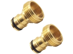Adaptador De Mangueira De Latão 3/4 Com Conexão Rápida Conector Em L Para Jardim E Lavagem Btforus
