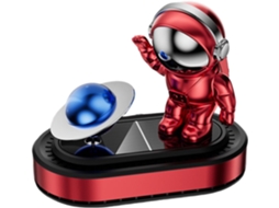 Aromatizador de ar para carro movido a energia solar, estilo astronauta.