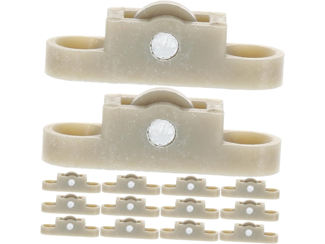 Conjunto De 20 Roletes Nylon Simples Para Janelas, Portas Armários E
