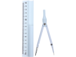 Kit de design multifuncional, recipiente portátil de plástico e metal para medições precisas em mesas de materiais.