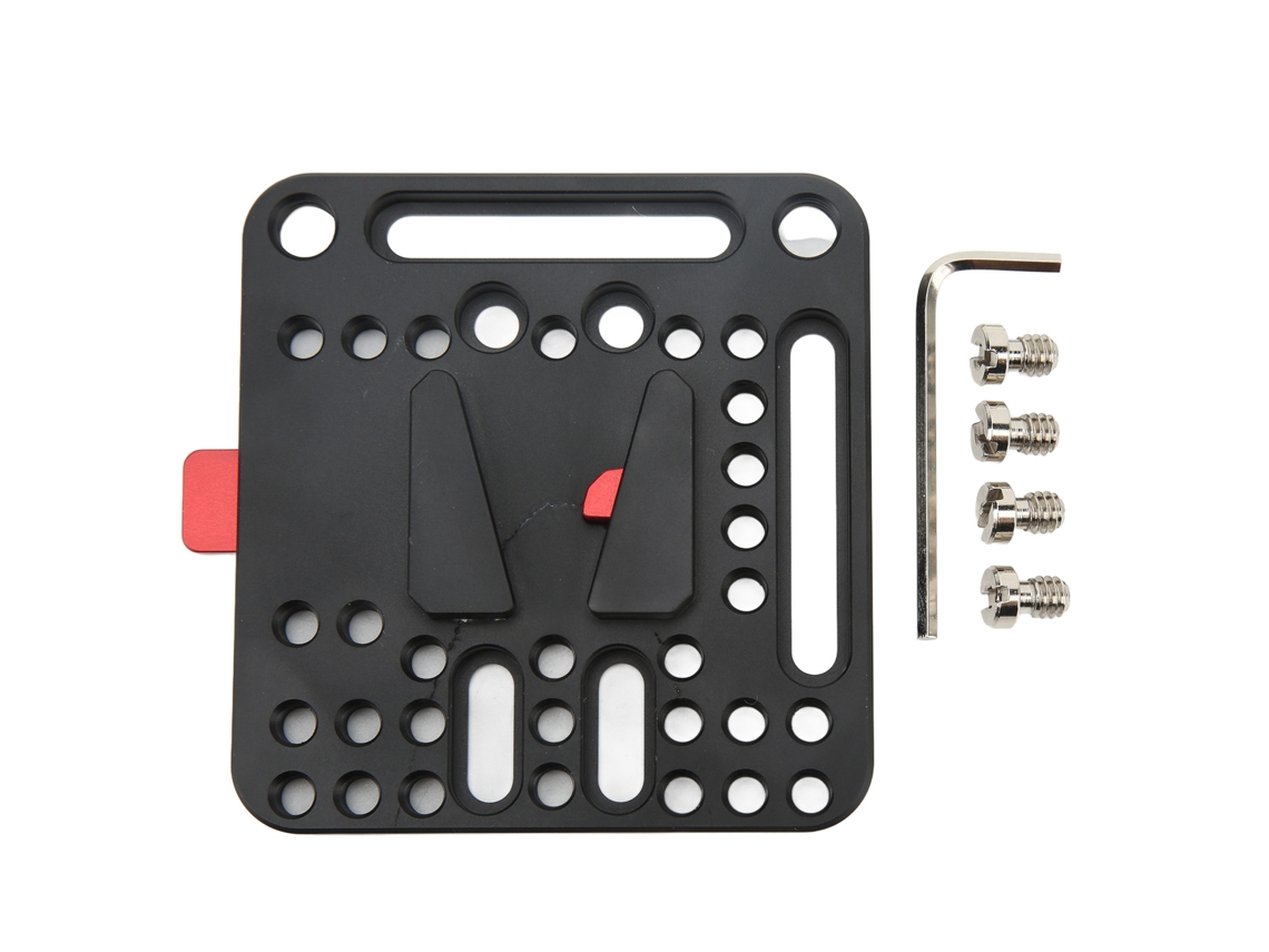 2026 placa de Batería V Mount Lock, Placa de Rapida Liberación V Lock para Fotografía Y Vídeo
