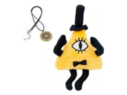 Lurelia Eikou Gravity Falls Bill Cipher 2024 Em Peluche Colecionável, 28cm, Cor Vermelho, Macio Para Coleção