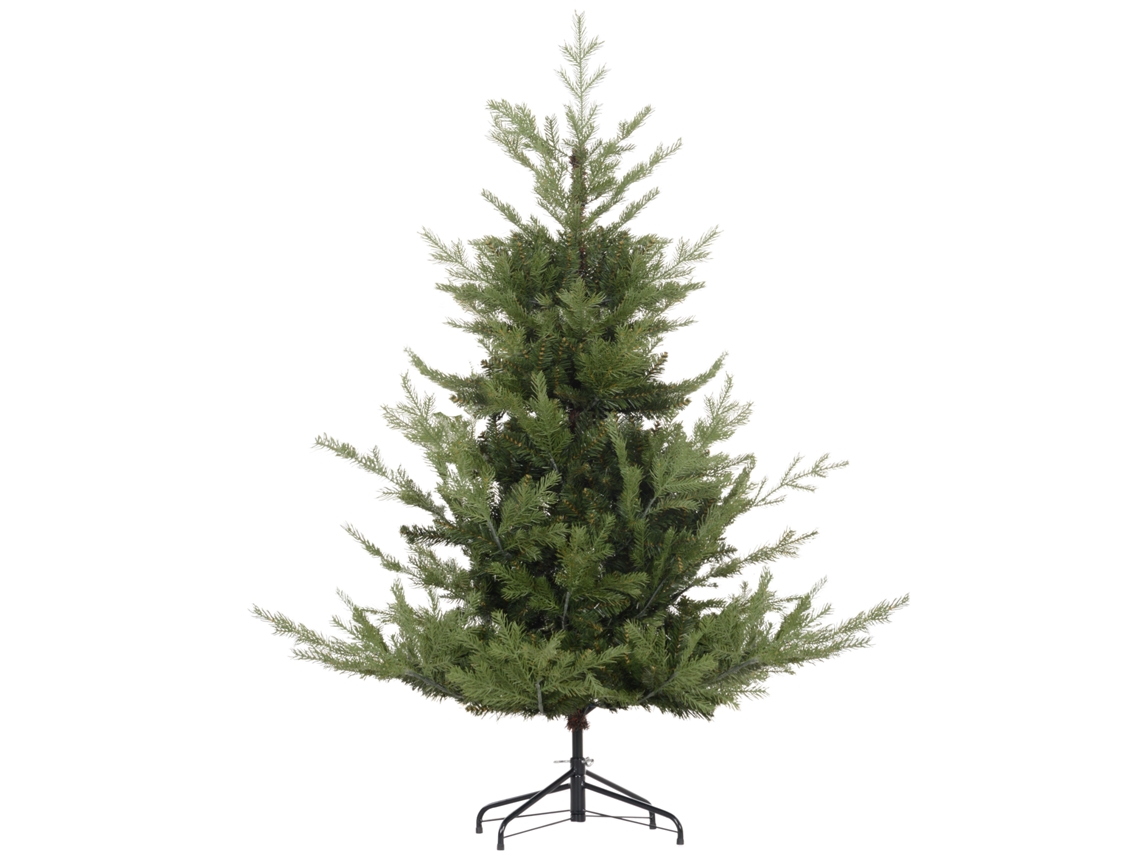 Árvore de Natal Artificial 180cm com 1700 Pontas, Dobrável, Base de Metal | S/MARCA