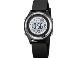 Lurelia Relógio Digital Desportivo, Visor Digital, Led, Cronómetro, Alarme, Data/calendário, 12/24h, Luminoso, Duplo Fuso/mostrador, 34,9 Mm, 13,9 Mm