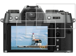 Protetor de Ecrã para Fujifilm X t50 Película Protetora de Vidro Temperado 9h para Câmeras CUICH (3 Pack)