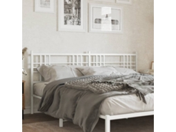 Cabeceira De Cama 200 Cm Metal Branco Lovely Home